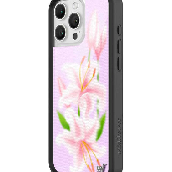 Wildflower iPhone case 16 Pro Max Sweet Lily Lilac Cute