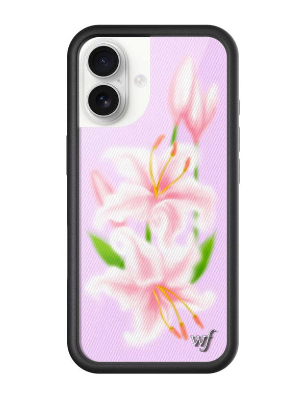 Wildflower iPhone case 17 Sweet Lily Lilac Cute