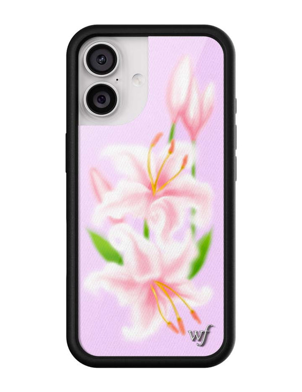 Wildflower iPhone case 17 Sweet Lily Lilac Cute