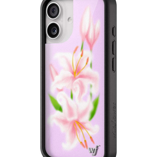 Wildflower iPhone case 17 Sweet Lily Lilac Cute