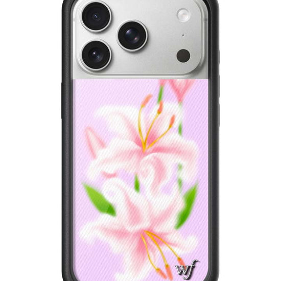 Wildflower iPhone case 17 Pro Sweet Lily Lilac Cute