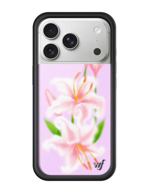 Wildflower iPhone case 17 Pro Sweet Lily Lilac Cute