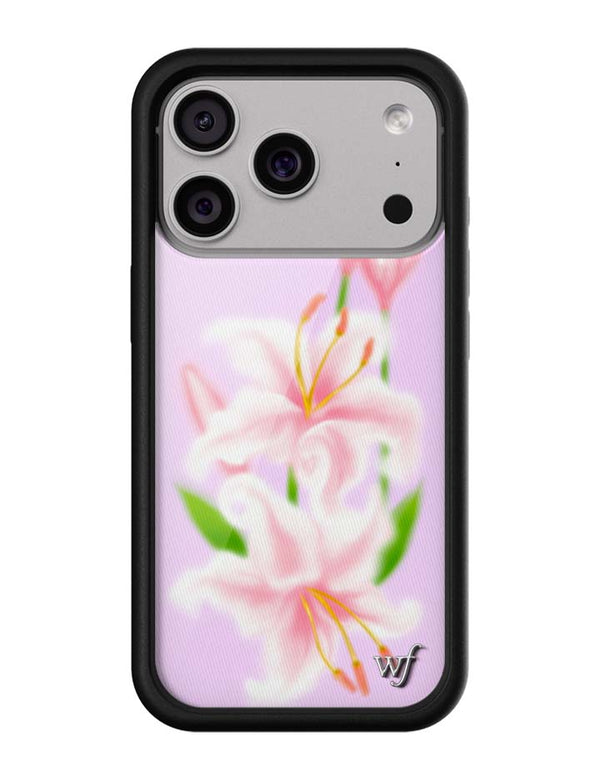 Wildflower iPhone case 17 Pro Sweet Lily Lilac Cute