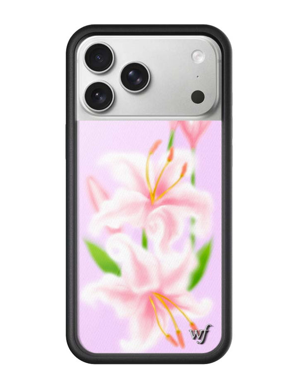 Wildflower iPhone case 17 Pro Max Sweet Lily Lilac Cute