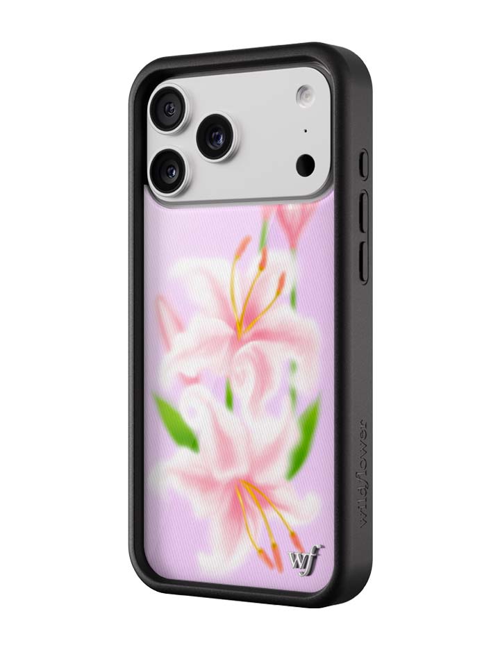 Wildflower iPhone case 18 Pro Max Sweet Lily Lilac Cute