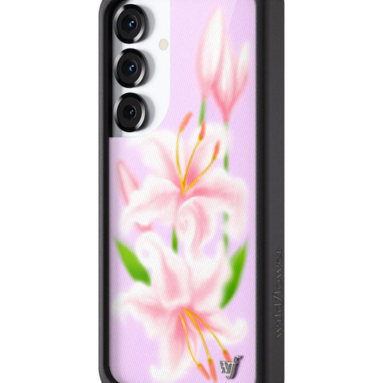 Wildflower Galaxy S25 case Sweet Lily Lilac Cute
