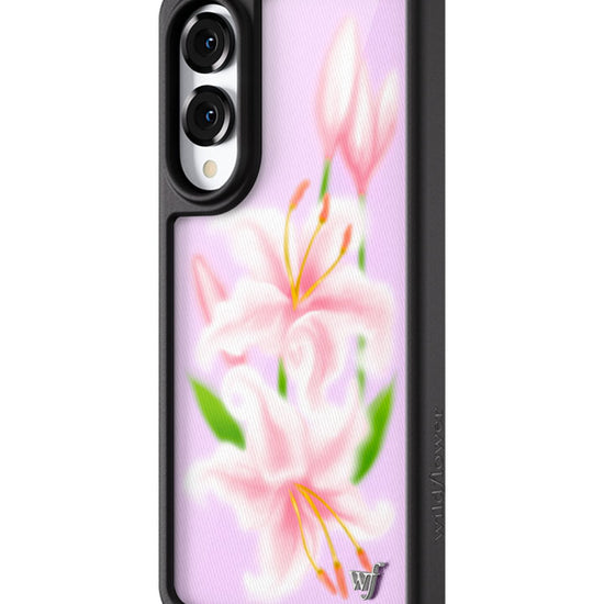 Wildflower Galaxy S25 case Edge Sweet Lily Lilac Cute
