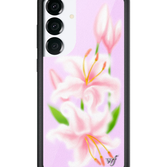 Wildflower Galaxy S25 case Plus Sweet Lily Lilac Cute