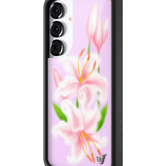 Wildflower Galaxy S25 case Plus Sweet Lily Lilac Cute