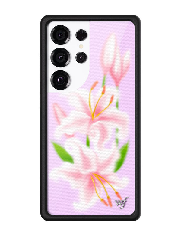 Wildflower Galaxy S25 case Ultra Sweet Lily Lilac Cute