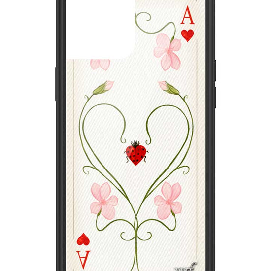 Wildflower iPhone case 12 Pro Max Lila Moss Heart Pink Cute