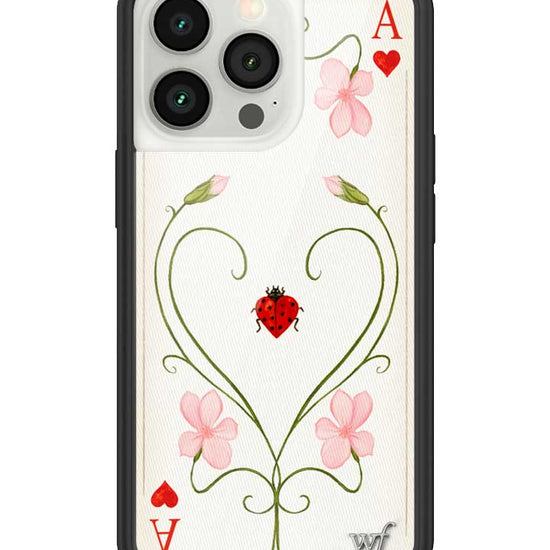 Wildflower iPhone case 13 Pro Lila Moss Heart Pink Cute