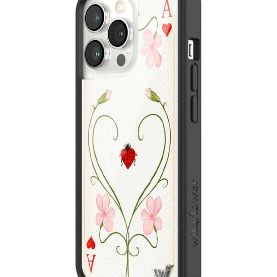 Wildflower iPhone case 13 Pro Lila Moss Heart Pink Cute