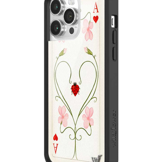 Wildflower iPhone case 14 Pro Max Lila Moss Heart Pink Cute