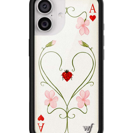 Wildflower iPhone case 17 Lila Moss Heart Pink Cute