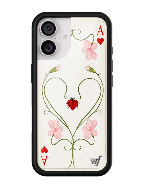 Wildflower iPhone case 17 Lila Moss Heart Pink Cute