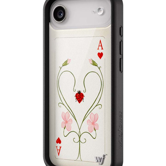 Wildflower iPhone case 17 Air Lila Moss Heart Pink Cute