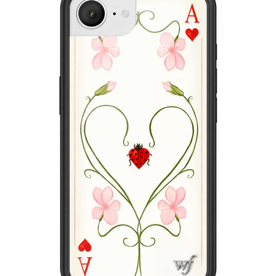 Wildflower iPhone case 17e Lila Moss Heart Pink Cute