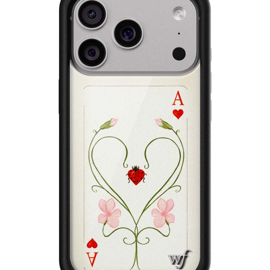 Wildflower iPhone case 17 Pro Lila Moss Heart Pink Cute