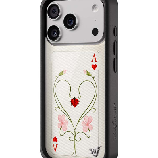 Wildflower iPhone case 17 Pro Lila Moss Heart Pink Cute