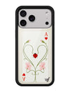 Wildflower iPhone case 17 Pro Max Lila Moss Heart Pink Cute
