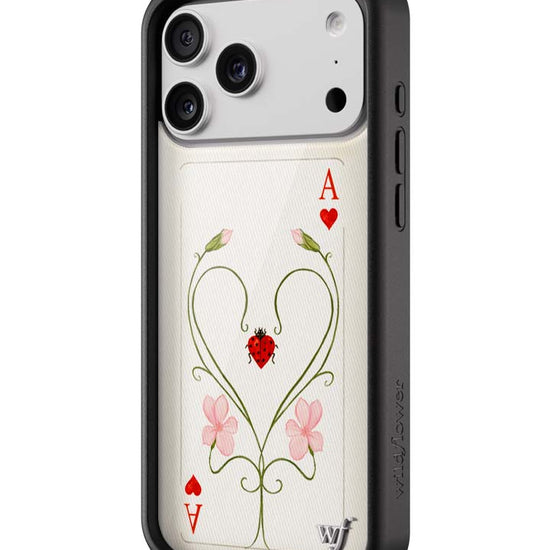 Wildflower iPhone case 17 Pro Max Lila Moss Heart Pink Cute
