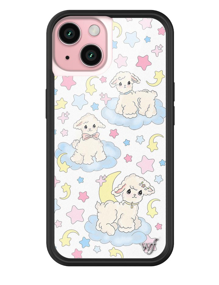 Wildflower Lullaby Lambs iPhone Case