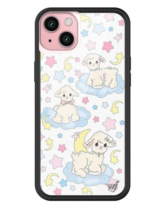 wildflower lullaby lambs iphone 15plus case