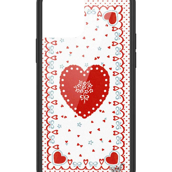 Wildflower iPhone case 12/12 pro Lovers Lane Red Cute
