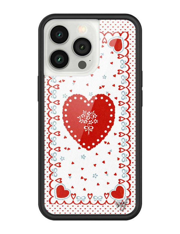 Wildflower iPhone case 13 Pro Lovers Lane Red Cute