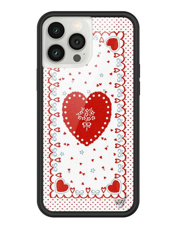 Wildflower iPhone case 13 Pro Max Lovers Lane Red Cute