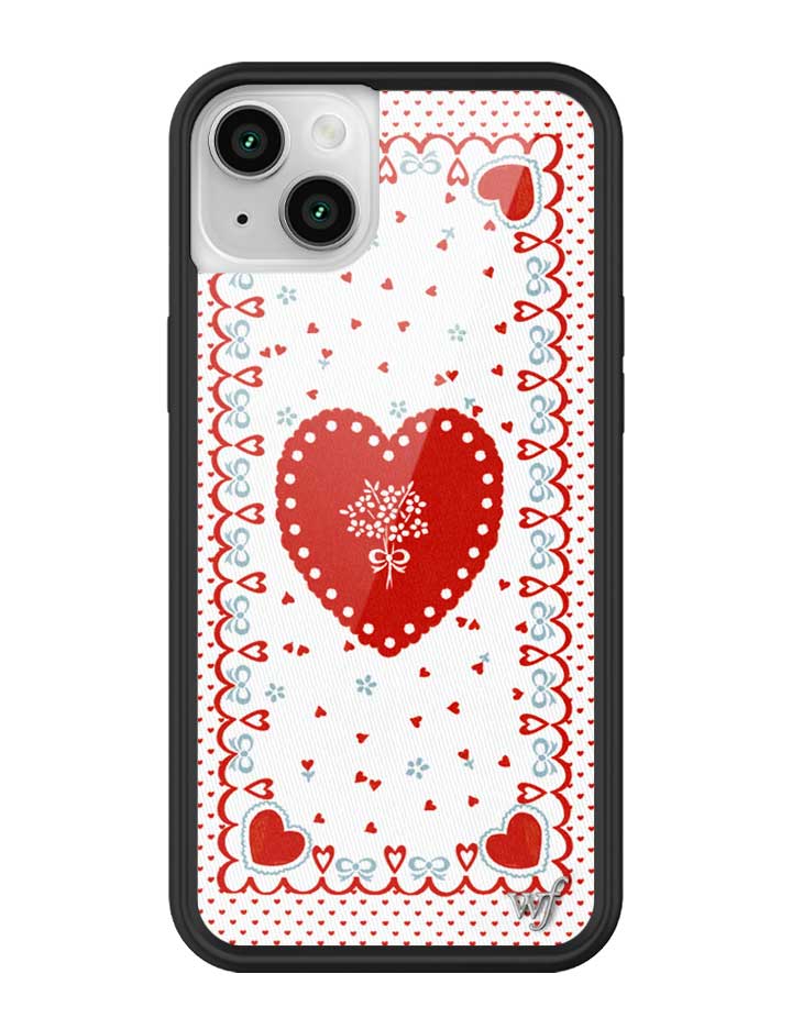 Wildflower iPhone case 14 Lovers Lane Red Cute
