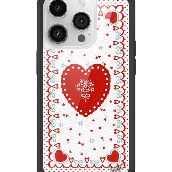 Wildflower iPhone case 14 Pro Lovers Lane Red Cute
