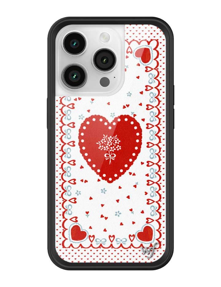 Wildflower iPhone case 14 Pro Lovers Lane Red Cute