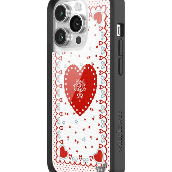 Wildflower iPhone case 14 Pro Lovers Lane Red Cute