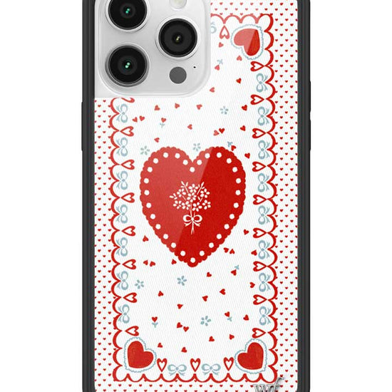 Wildflower iPhone case 14 Pro Max Lovers Lane Red Cute