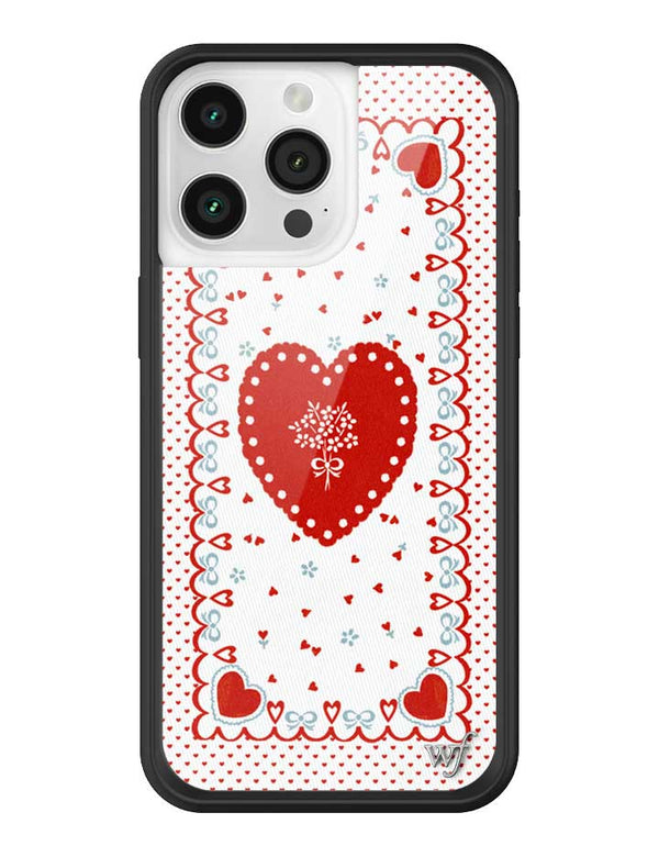 Wildflower iPhone case 15 Pro Max Lovers Lane Red Cute