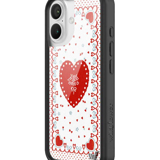 Wildflower iPhone case 16 Lovers Lane Red Cute
