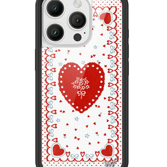 Wildflower iPhone case 16 Pro Lovers Lane Red Cute