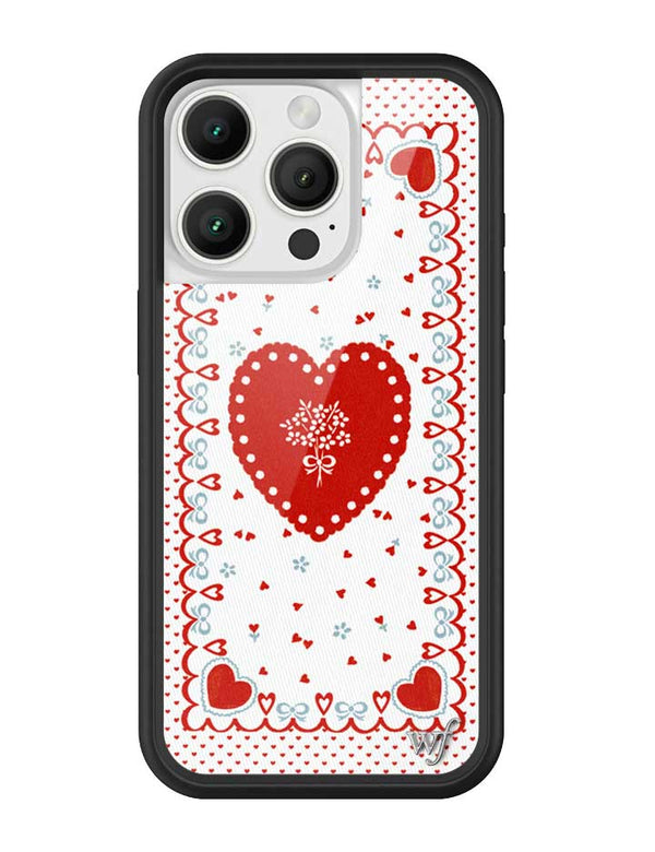Wildflower iPhone case 16 Pro Lovers Lane Red Cute