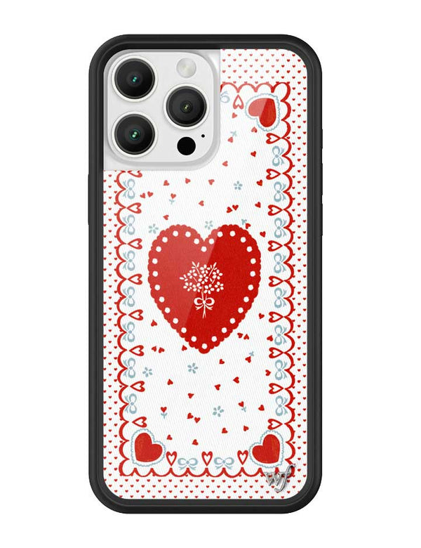Wildflower iPhone case 16 Pro Max Lovers Lane Red Cute