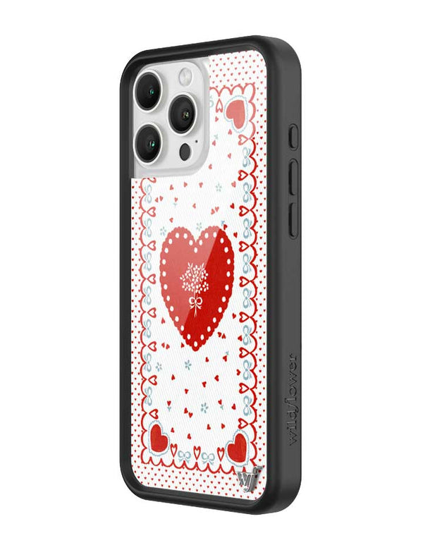Wildflower iPhone case 16 Pro Max Lovers Lane Red Cute