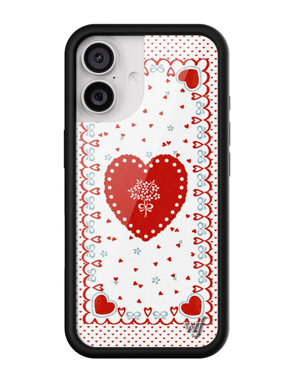 Wildflower iPhone case 17 Lovers Lane Red Cute
