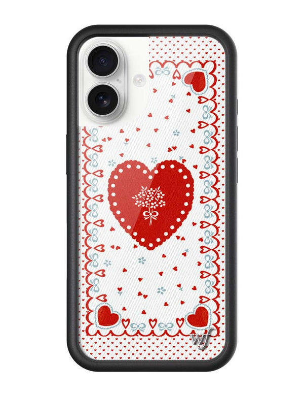 Wildflower iPhone case 17 Lovers Lane Red Cute