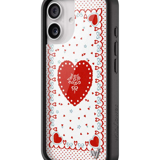 Wildflower iPhone case 17 Lovers Lane Red Cute