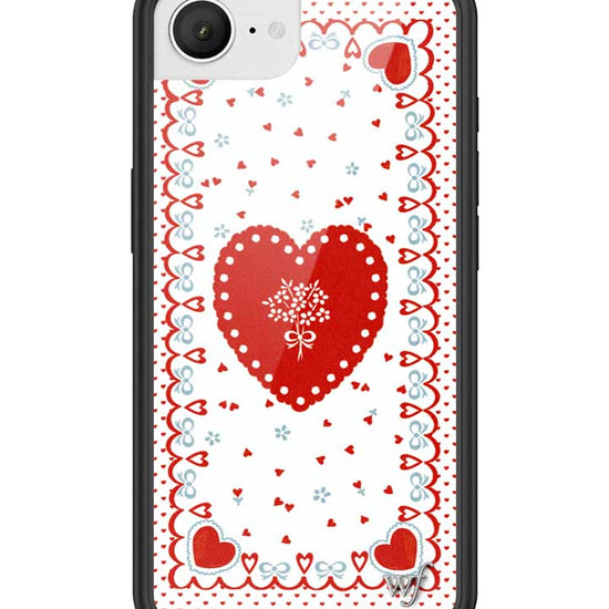 Wildflower iPhone case 17e Lovers Lane Red Cute