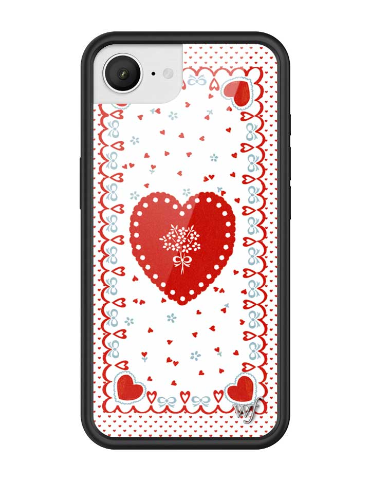 Wildflower iPhone case 17e Lovers Lane Red Cute