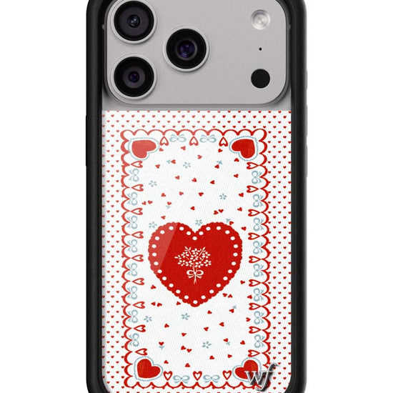 Wildflower iPhone case 17 Pro Lovers Lane Red Cute