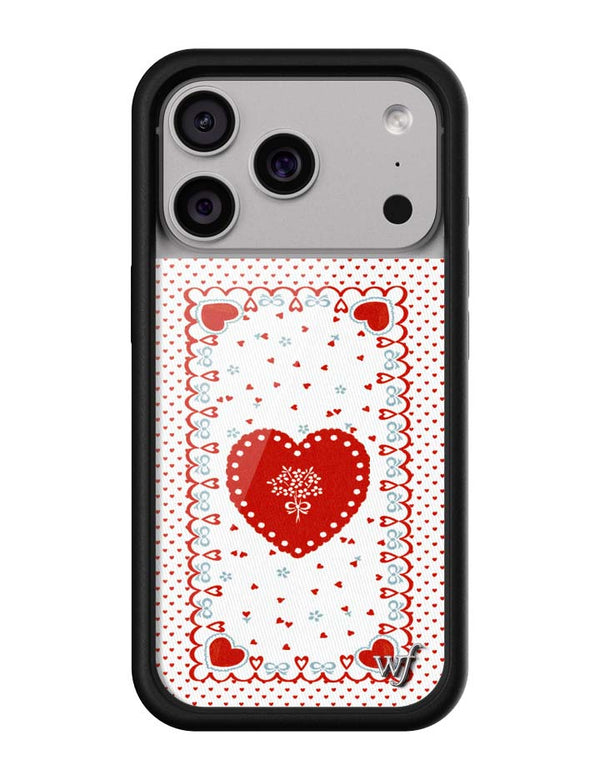 Wildflower iPhone case 17 Pro Lovers Lane Red Cute