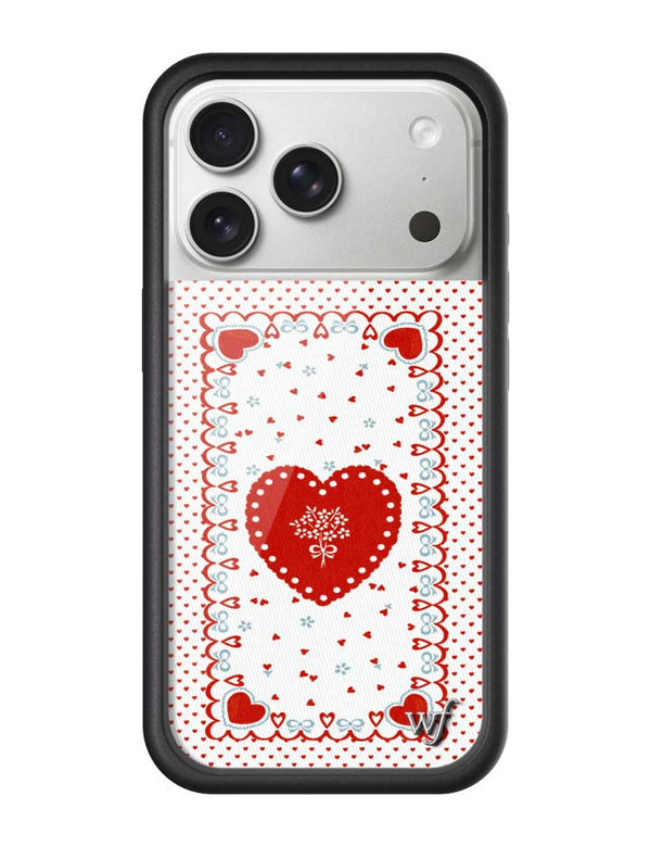 Wildflower iPhone case 17 Pro Lovers Lane Red Cute